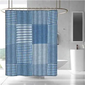 

Waterproof and Colorful Shower Curtain Polyester Shower Curtain Bath Shower