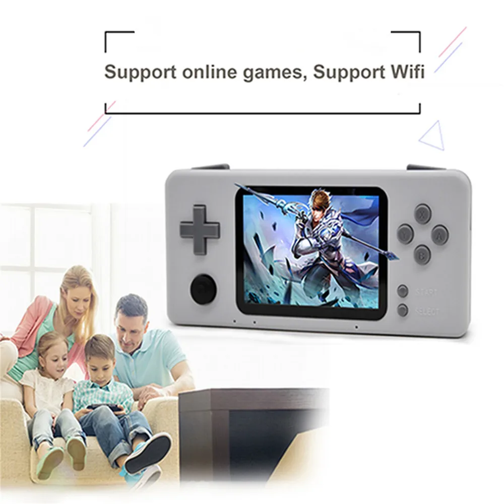 3 2 дюймовая портативная Ретро игровая мини консоль IPS Rocker для Raspberry Pi см3 15000 + игр