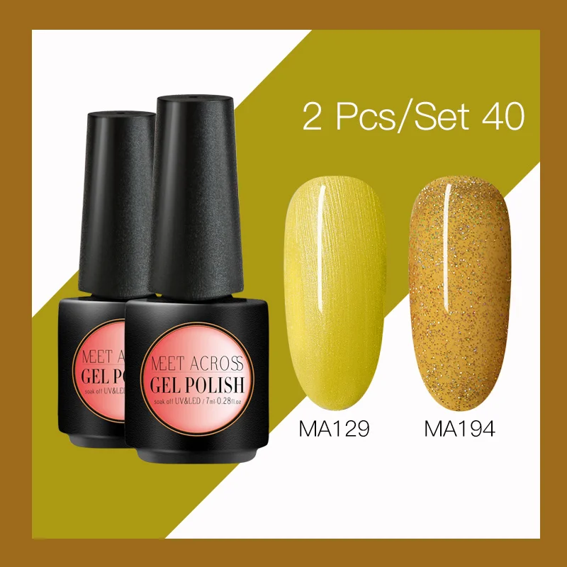 S04618S04683 Набор гель-лаков для маникюра, долговечный, Vernis, верхнее покрытие, УФ светодиодный Гель-лак, впитываемый, для ногтей, художественный Гель-лак для ногтей - Цвет: S04618S04683