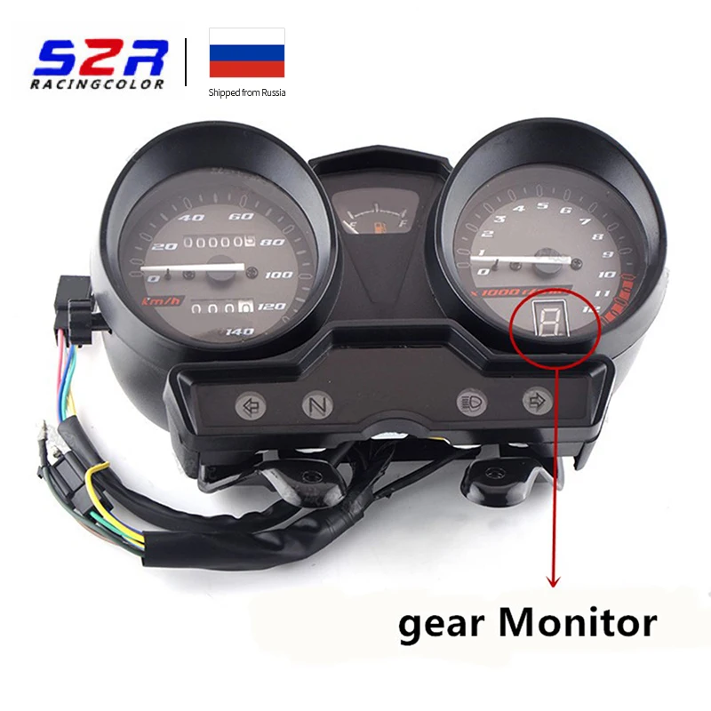 Мотоцикл Speedo для YAMAHA YB125z измерительный прибор ybr фактор YBR125 YJM125 Hornet одометр спидометр