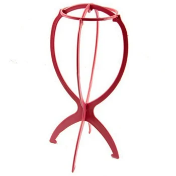 

New Folding Plastic Stable Durable Wig Hair Hat Cap Holder Stand Display Tool