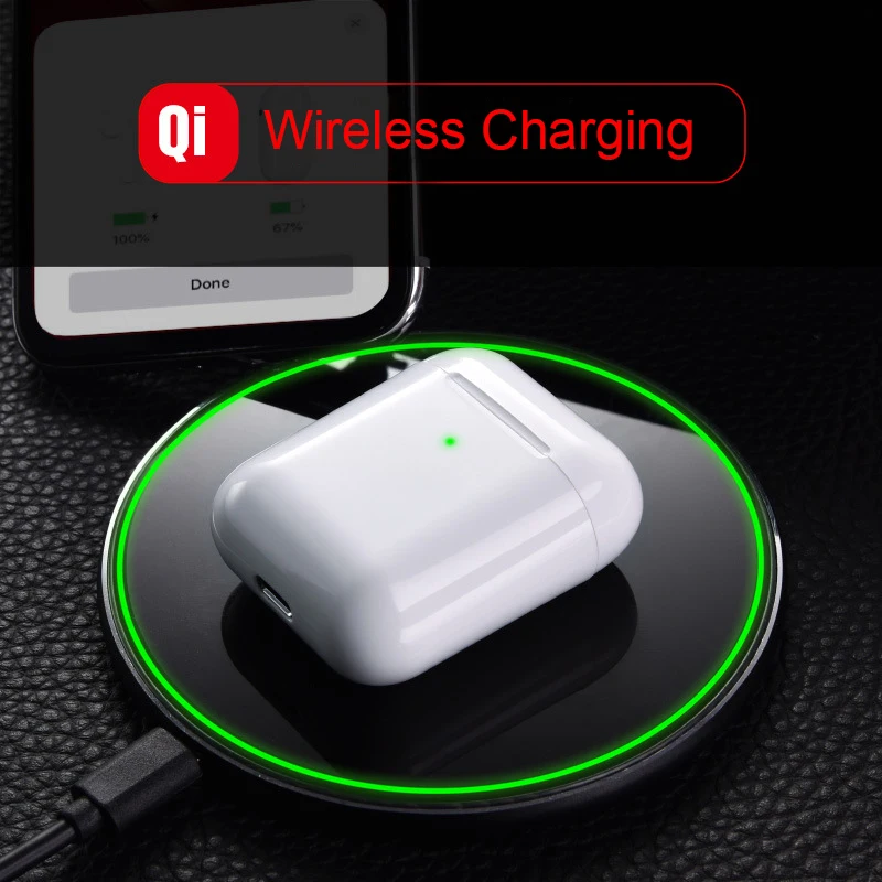 i90000 Pro tws Original Bluetooth Earphones Sliding Volume Control Wireless Headphone Smart Sensor Earbuds 1536U Chip Headsets