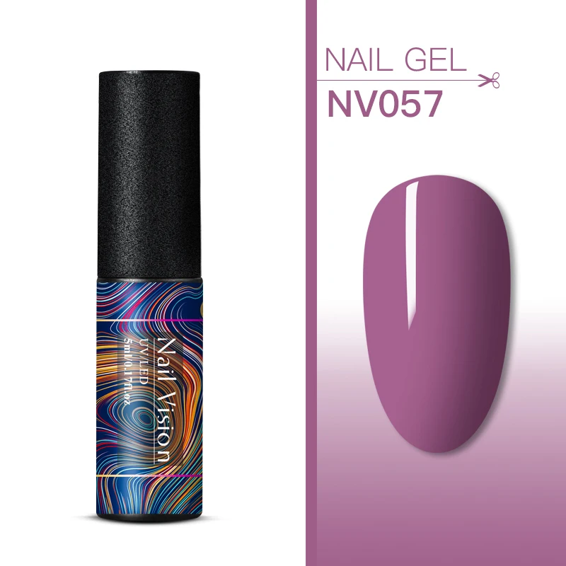Nail Vision, 176 цветов, чистый цвет, набор гель-лаков, UV Vernis, полуперманентный, впитывающий, 5 мл, Гель-лак для ногтей, маникюра - Цвет: S06652