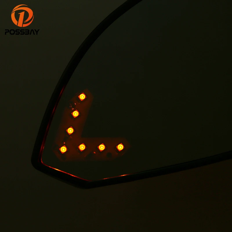 Posbay универсальные мотоциклетные зеркала с поворотом черное зеркало заднего вида