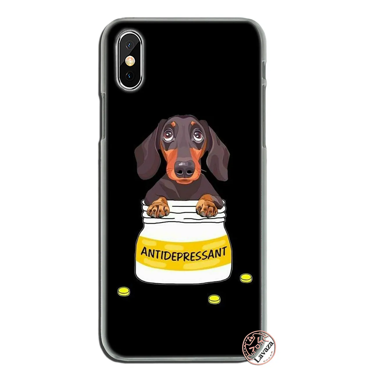 Lavaza Одежда для собак милый жесткий чехол для телефона iPhone XR X 11 Pro XS Max 8 7 6S 5 5S SE 4S 4 10 - Цвет: 11