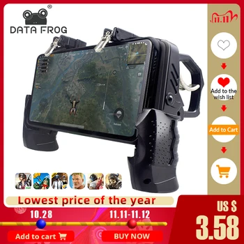 

Data Frog Gamepad Joystick For PUBG Button Triggers Equipment Game Controller For iPhone Android Mobile Phone Joystick Gamepad