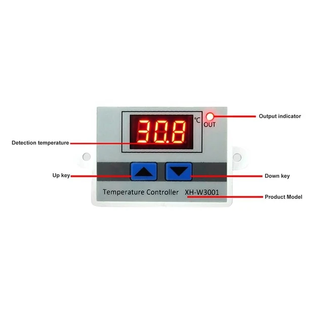 Dynamic Digital Temperature Controller Switch HW735 (220V), 49 OFF