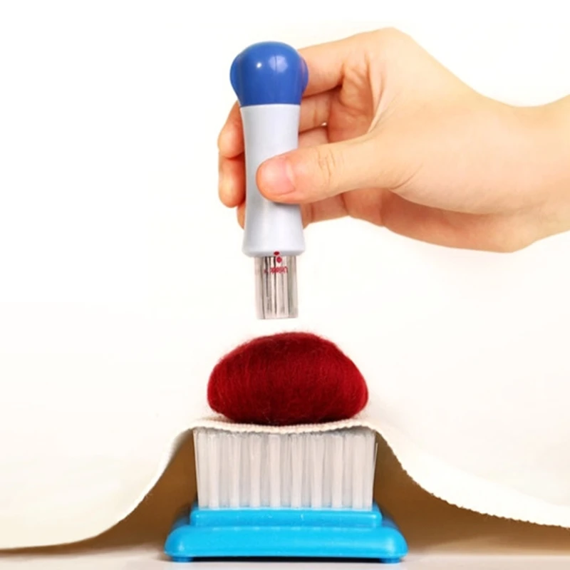 Felting Needle Kit With 7 Needles Felting Stitch Punch Tool Wool Felt