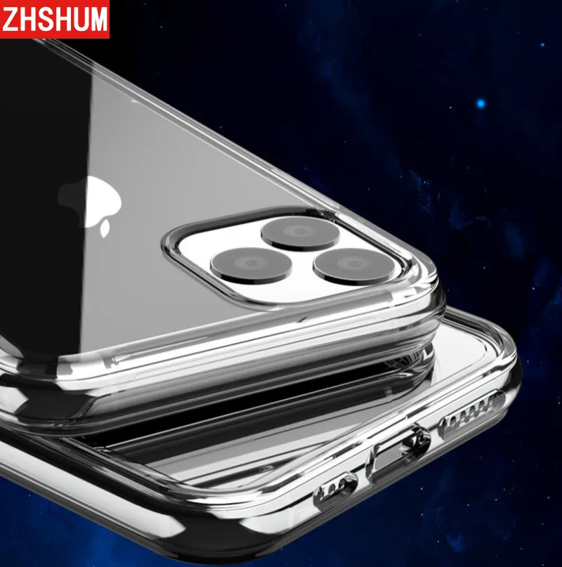 

Soft Clear Case for Iphone 11 Pro Max Xr Xs Max Cover Silicone Ultra-thin Transparent Protect Back for Iphone 11 Pro XI X Case