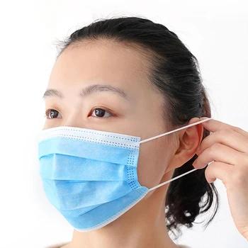 

Disposable Face Mouth Mask 3-layer Filter Meltblown Cloth Mask Anti Dust Safety Mask Breathable Desposable Masks 50pcs 100pcs