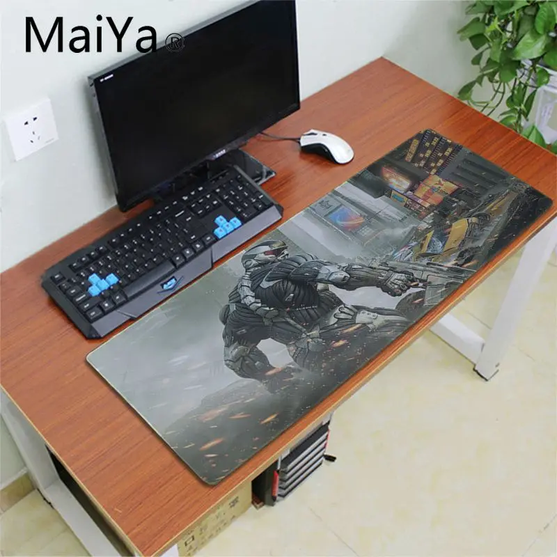 Lock Edge 30X90cm MaiYa Cool New crysis красивый коврик для мышки в стиле аниме большая акция большой игровой коврик для мыши клавиатуры коврик - Цвет: Lock Edge 30X90cm