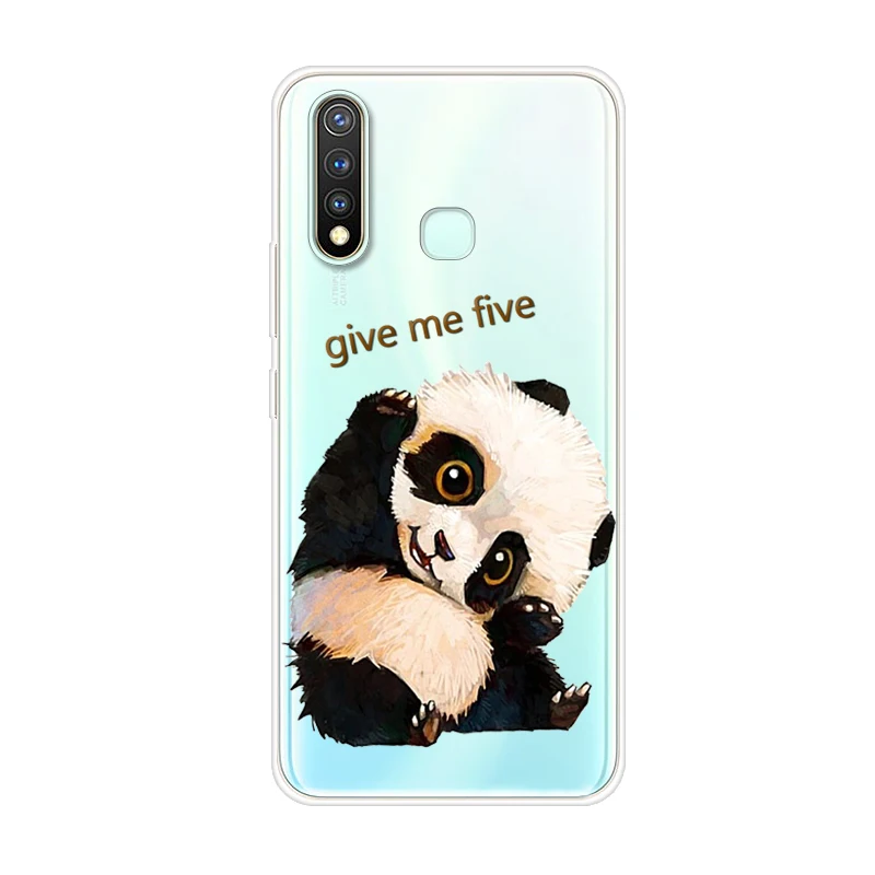 Чехол для Vivo Y19, милый мультяшный Мягкий ТПУ силиконовый чехол для телефона s, чехол для Vivo Y5s, чехол для Vivo U3, кот, животные, Fundas Y 19 - Цвет: 21
