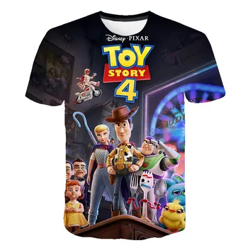 

The Walking Toys Boys Girl T-Shirt Toy Story Sherif Woody Cartoon Buzz Light year 3d t shirt tee Top For Kid Harajuku t shirts