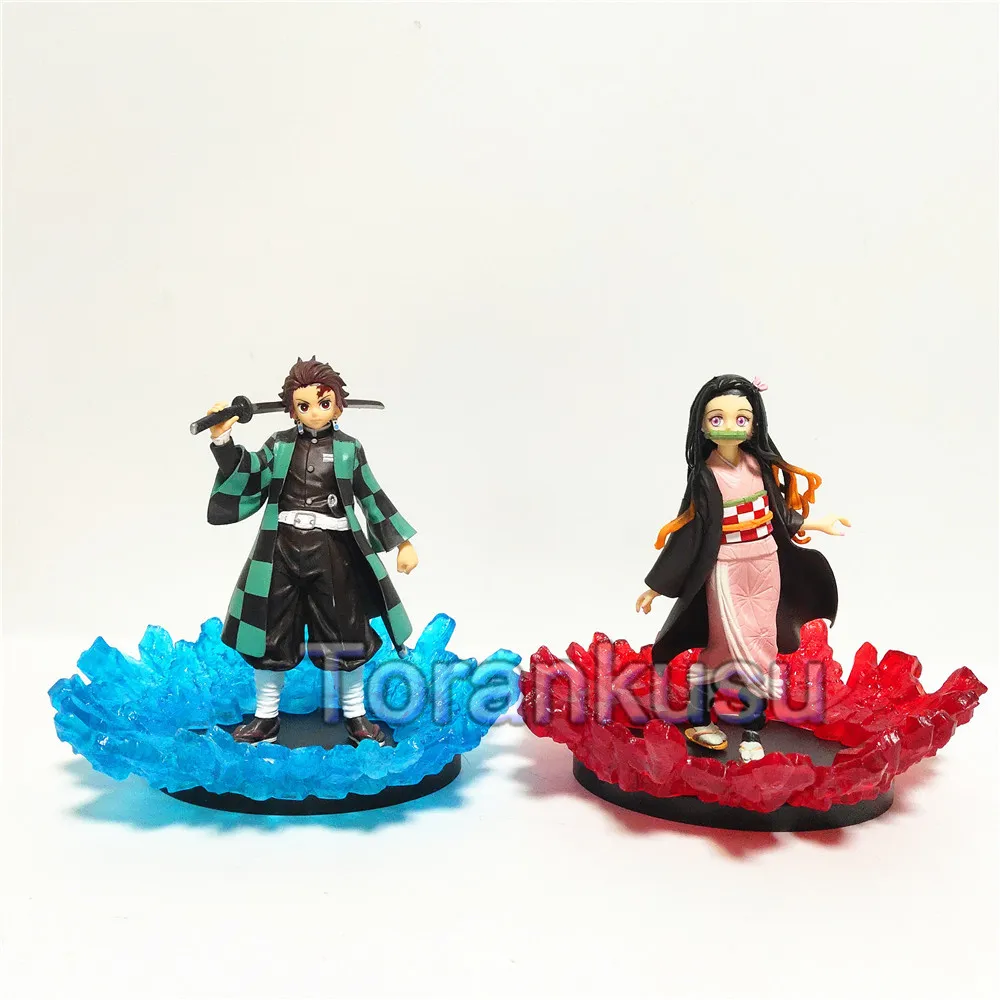 Фигурки из аниме рассекающий демонов Аниме фигурки экшн Kimetsu no Yaiba Kamado Tanjirou Nezuko
