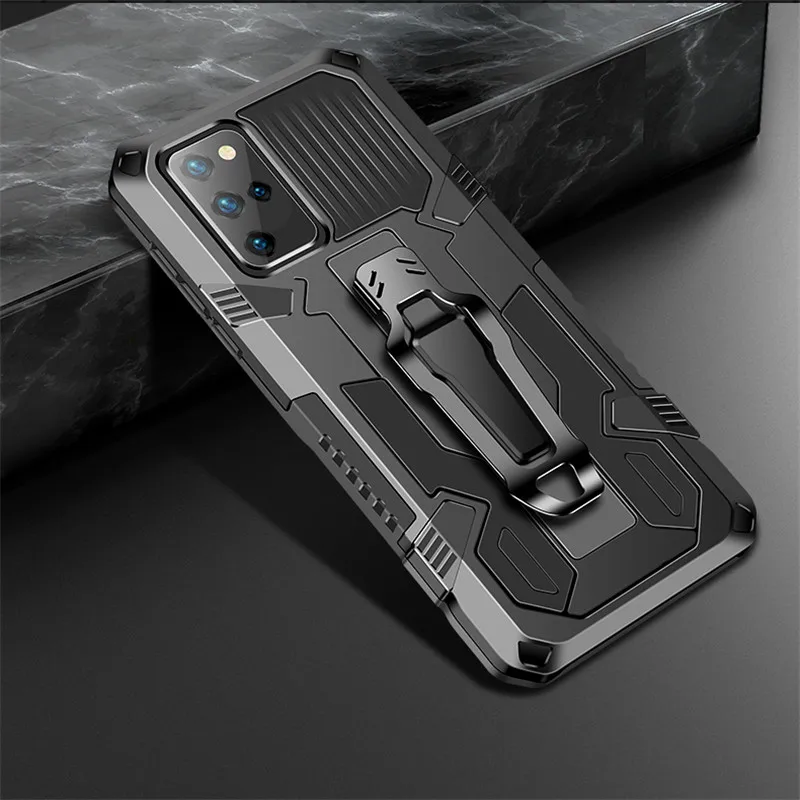 Armor Phone Case For Samsung Galaxy A2 J2 J4 J6 J7 NXT A01 Prime Plus Core Rugged Aluminum Magnetic Stand Metal Anti-fall Cover