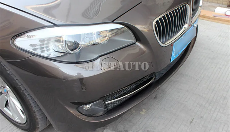 Для BMW 5 серии F10 внешняя передняя решетка бампера противотуманная фара крышка отделка 2011-2013 2шт