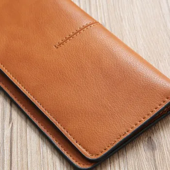 

Simple Women Long Purse PU Leather Card Holder Two Fold Clutch Money Bag Lady Girl Casual Wallets UND Sale