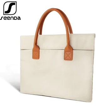 

SeenDa Laptop Bag Sleeve 13.3 14 15 15.6 Inch Notebook Bag for Macbook Air Pro 11 13 15 Dell xiaomi Huawei Handle Bag Waterproof