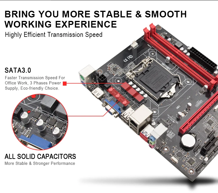 H81 материнская плата для Intel H81 LGA 1150 разъем настольного компьютера материнская плата SATA 6 ГБ/сек. USB 2,0 игры DDR3