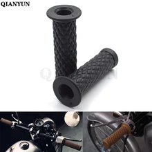 Универсальный мотоцикл 7/" 22 мм Винтаж резиновый руль для мотоцикла для поездок на мотоцикле Ducati 749 999 1098 1198 S R 749/S/R 999/S/R 1198 S/R