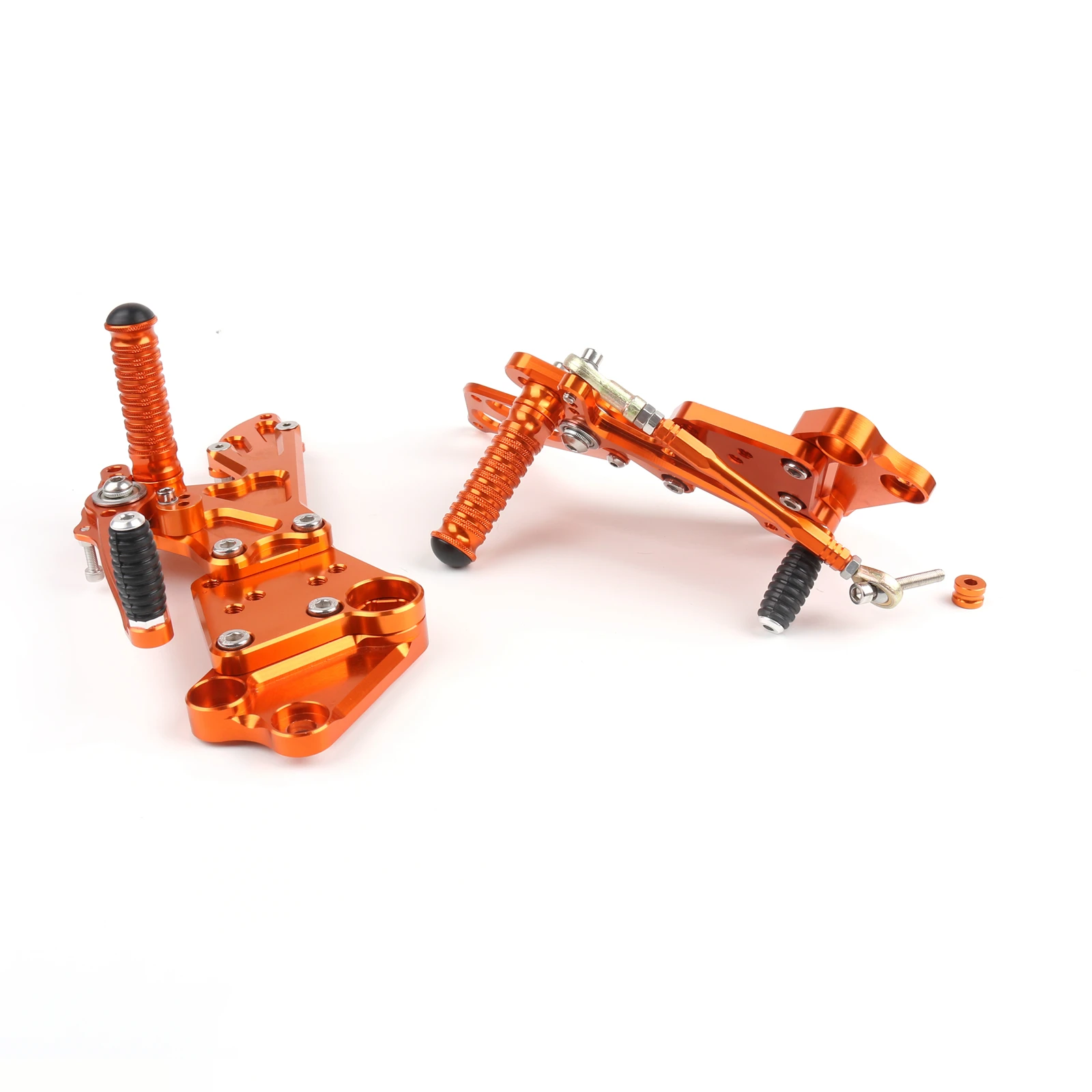 Areyourshop для KTM Duke 125 200 390 2011- Регулируемый CNC Rider задний Набор подставка для ног задняя подставка для ног колышки двигателя