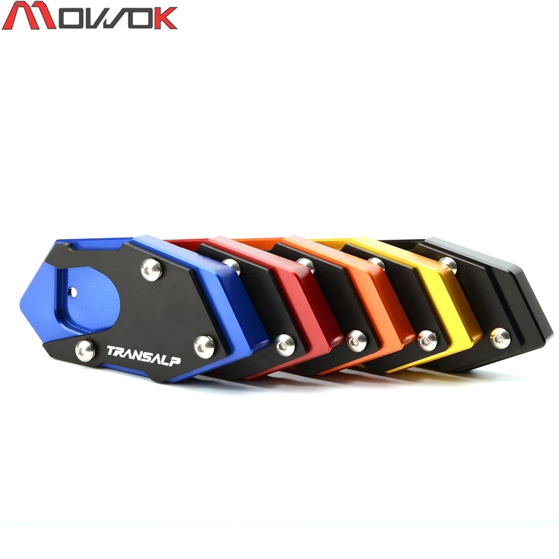 Для XLV 600 650 700 TRANSALP/DOMINATOR NX 650/FMX 650 Подножка для ног Выдвижная боковая подставка увеличитель опорная пластина