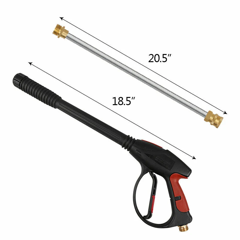 

Lance Pressure Washer Kit Spray Tips Turbo Nozzle Sprayer Cleaning Tools