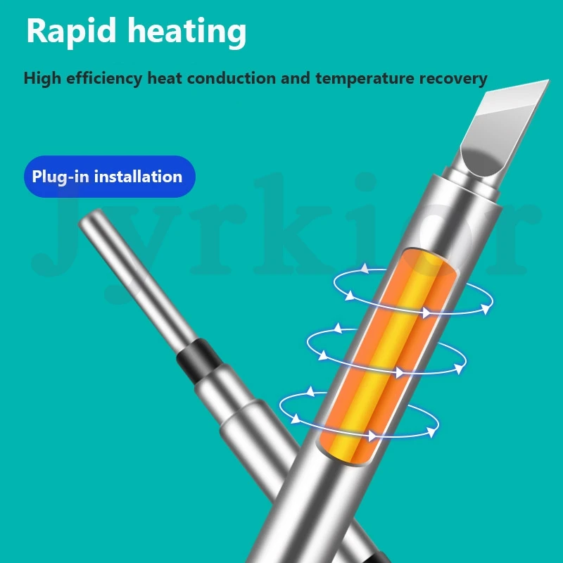 £13.18 Jyrkior Jbc C210 Replacement Soldering Iron Tip Handle Welding Nozzle
