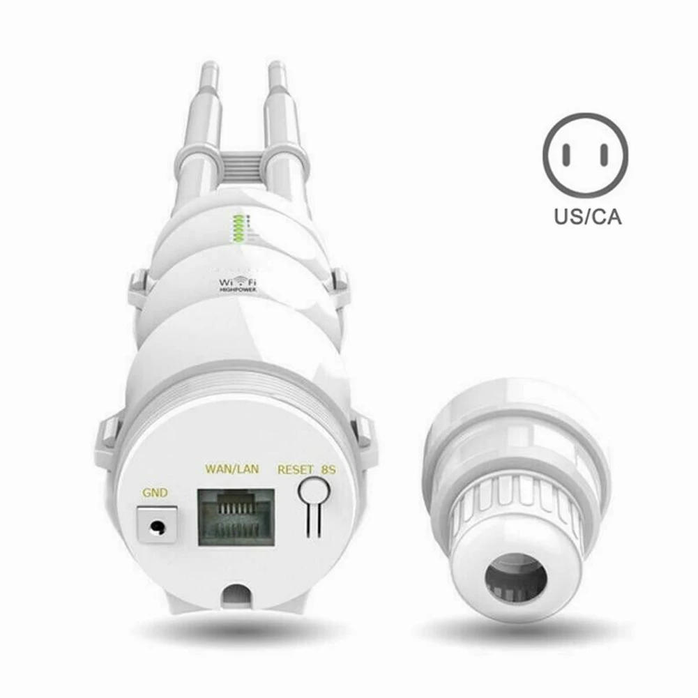 Американская (US) AC600 открытый Wifi повторитель двухдиапазонный 2,4G 5G водонепроницаемый беспроводной маршрутизатор 2 антенны GV99 - Тип штекера: Американская (US)