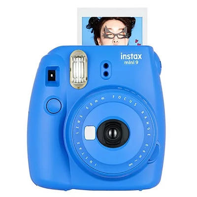 Оригинальная фотокамера Fujifilm Fuji Instax Mini 9+ 20 листов пленки Fujifilm Instax Mini 8/9 - Цвет: Deep Blue