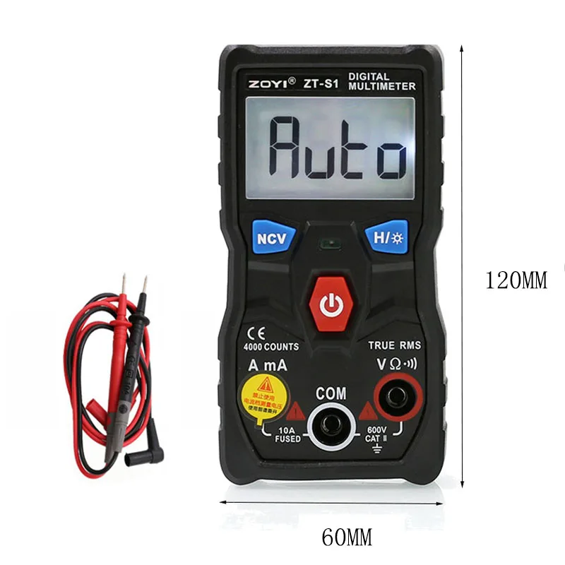ZTS1 DT830B цифровой мультиметр AC/DC 750/1000 в ЖК-дисплей Портативный Вольтметр Амперметр Ом тестер Автоматический диапазон тока Измеритель сопротивления тестер - Цвет: ZTS1