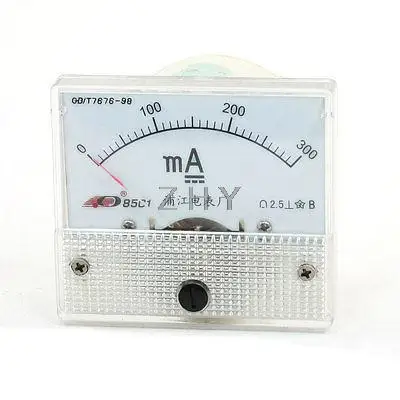 

85C1 DC 0-300mA Current Panel Meter Amperemeter Gauge