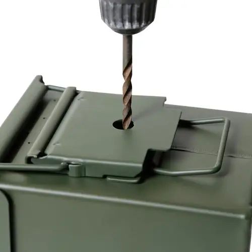 50 Cal 탄약 캔 강철 총 잠금 상자, 탄약 총 안전 상자, 군용 육군 잠금 케이스, 40mm 권총 총알, 귀중품 보관 3