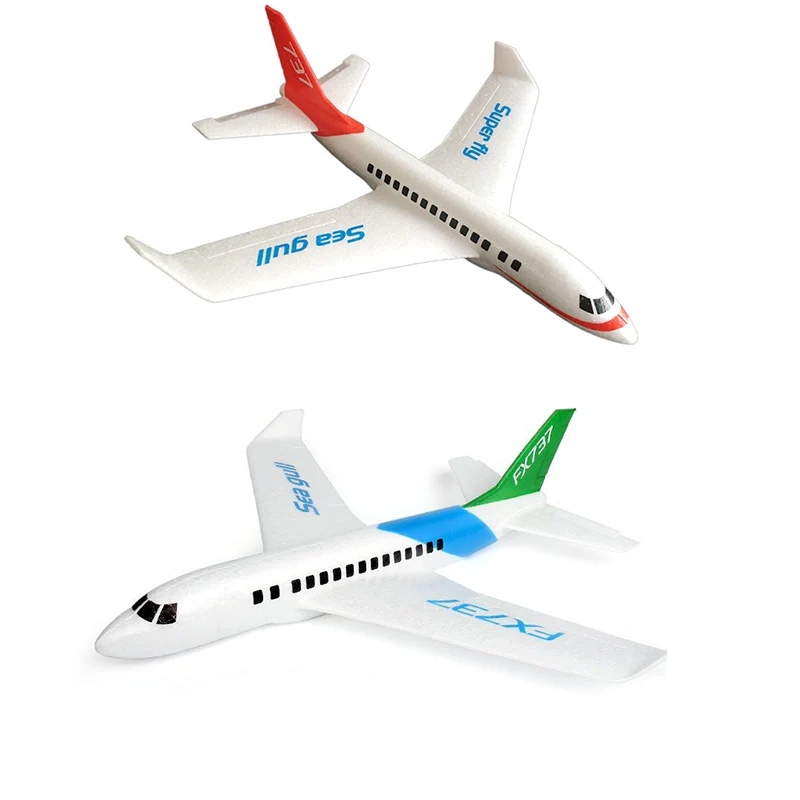 

TOYS 46*43cm Foam Hand Throw Civil Aviation Aircraft Airplane Flying Glider Plane Outdoor Fun Toys For Children Boy