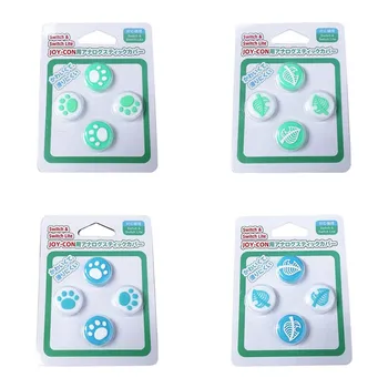 

Tree Leaf Joystick Cap For Nintendo Switch Lite Animals Crossing Game Analog Caps Joy-Con Controller Gamepad Case Accessories
