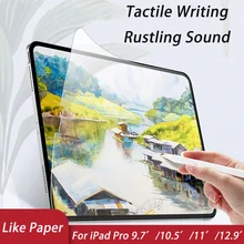 Para ipad pro 9.7 pro 10.5 11 11 11 12.9 paperpaperlike protetor de tela como escrever no papel para ipad pro 12.9 paper papel como película protetora