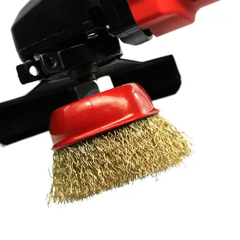 

1Pc Bowl-Type Wire Brush Steel Wire Wheel Electric Drill Grinding Mill Polish Derusting Tool Angle Grinder Metal Polishing Wheel