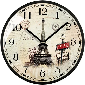 

Nordic Simple Wall Clock Digital Silent Creative Modern Wall Clocks Vintage Bedroom Reloj Pared Madera Home Decoration QAB50WC