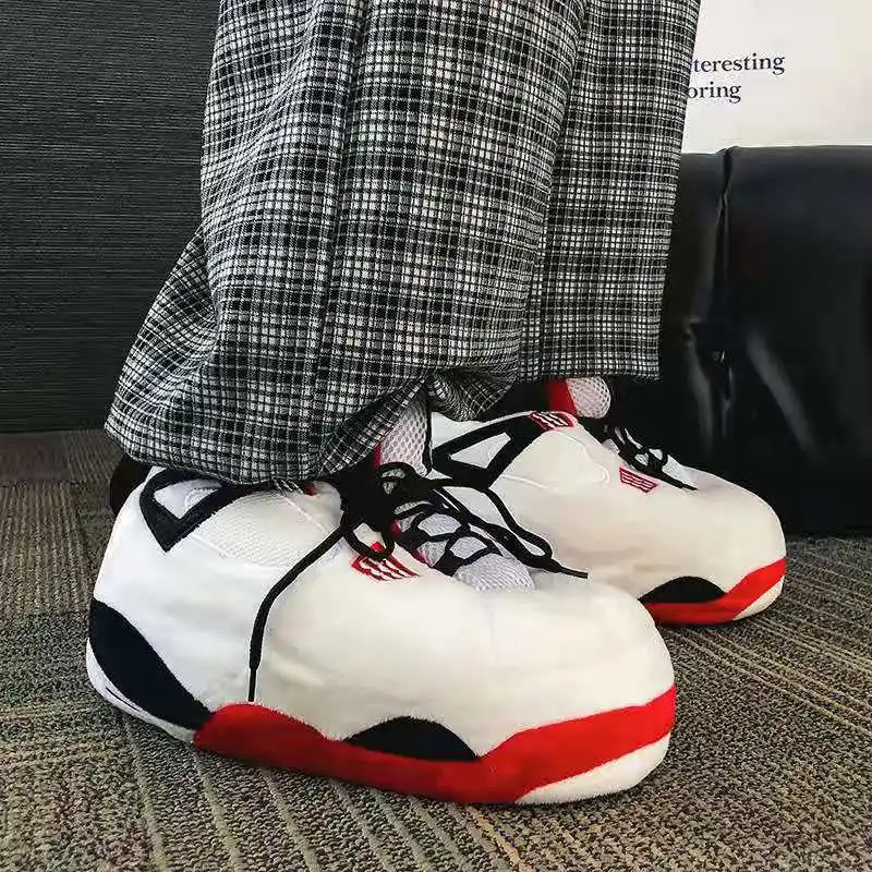 Black & Red Inspired Retro Jordan Novelty Sneaker Slippers – Official Drip  Dynasty