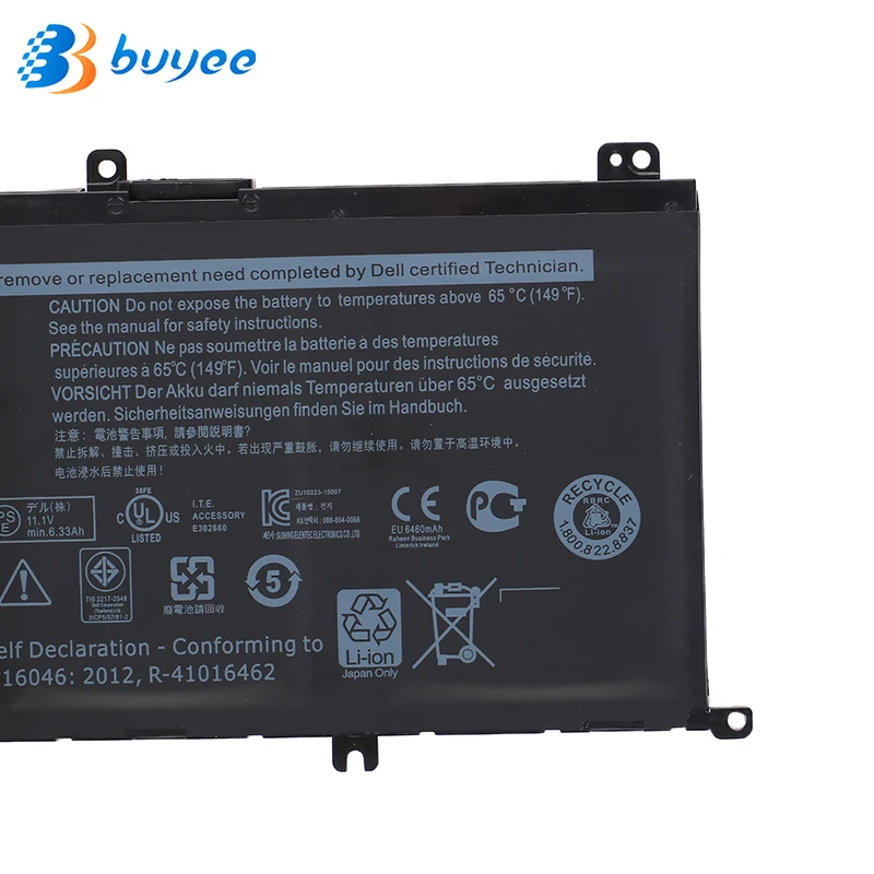 Оригинальный аккумулятор 357F9 0GFJ6 71JF4 для ноутбука Dell Inspiron 15 7559 7557 дюйма 7000 Вт/ч 11 4