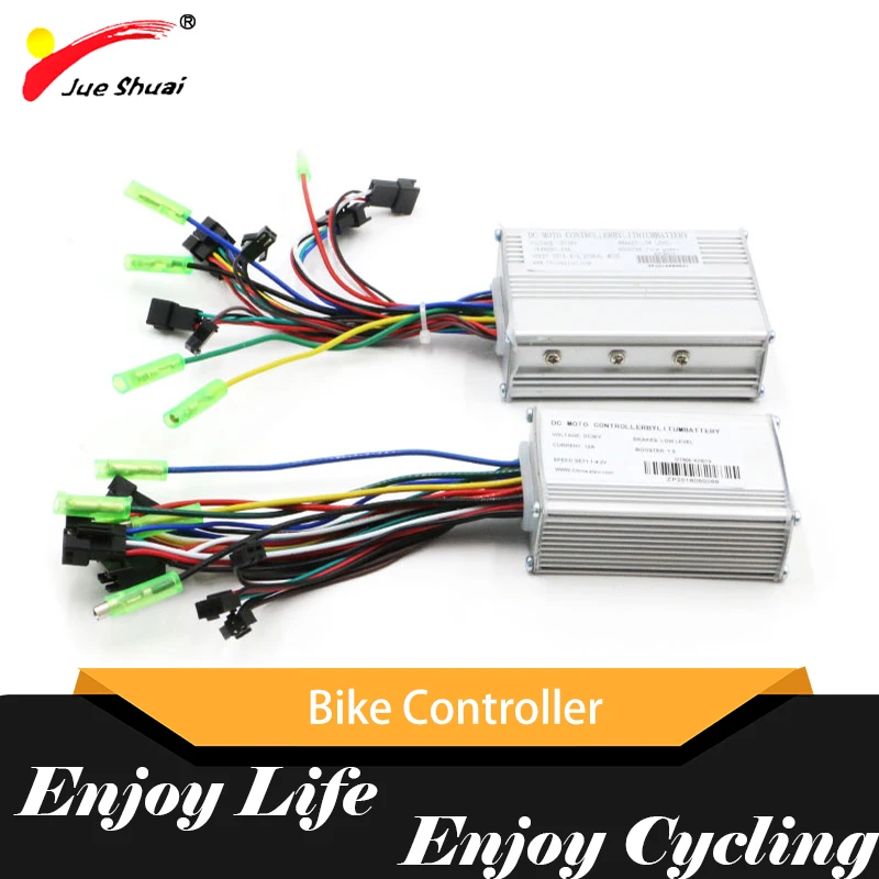 

48V 36V 12A 14A 20A Electric Bike Motor LCD LED Controller 250W 350W 500W Motor Brushless Controller For Electric Scooter E Bike