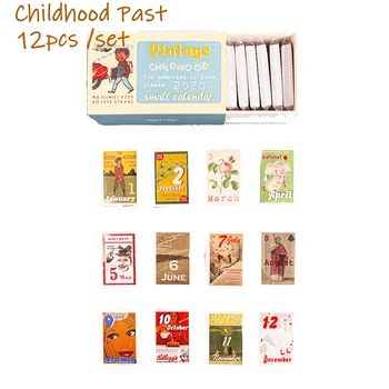 

Creative Simplicity 2020 Mini Calendar DIY Sticker for Daily Planner Learning Schedule Planner No Sticky Office School Supplies