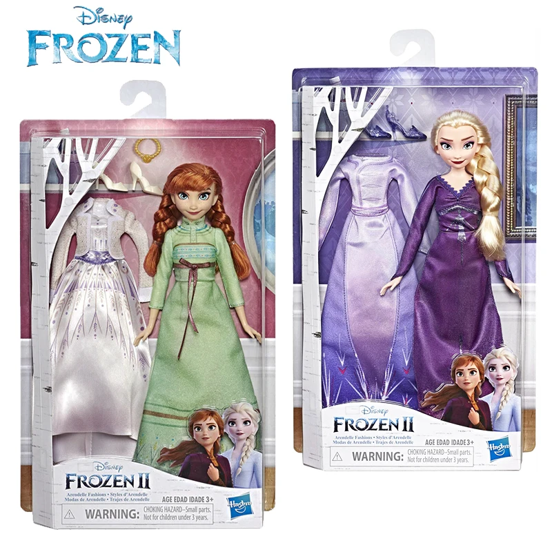 Hasbro disney Girls Frozen 2 Princess Dolls модная коллекция нарядная Эльза Анна девочки игрушка подарок