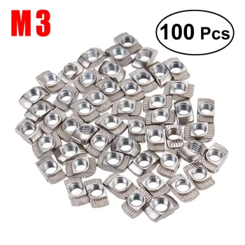 

90 degree Nut T-slide Tools Equipment Silver Nickel-Plated Carbon Steel