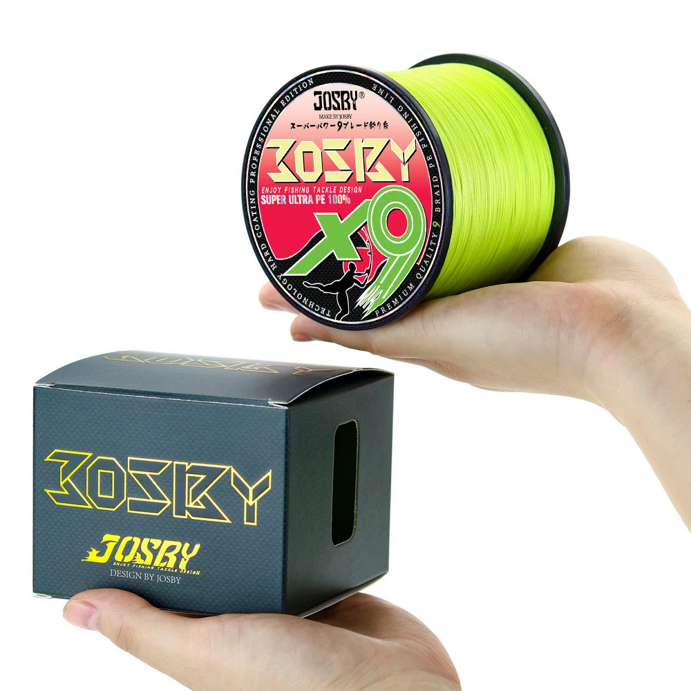 JOSBY 4 Strand 8 9 плетеная PE рыболовная леска 300 м 500 1000 прочная с мультифиламентом для