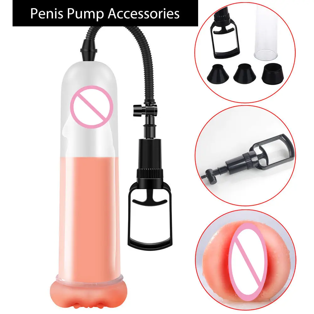 Penis Enlargement Extension Machine Sex Toys Penis Massager Powerful Vacuum Penis Pump Male Masturb