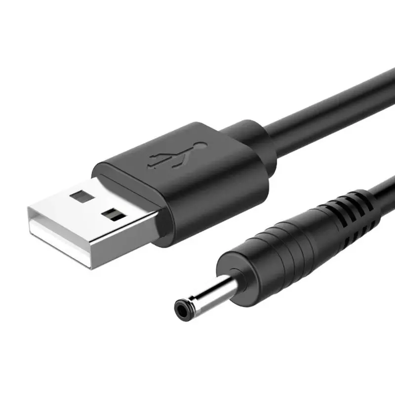 100 см USB для постоянного тока 3,5 в зарядный кабель Замена для Foreo Luna/Luna 2/Mini 2/Go/роскошное очищающее средство для лица USB зарядное устройство Шнур - Цвет: Черный
