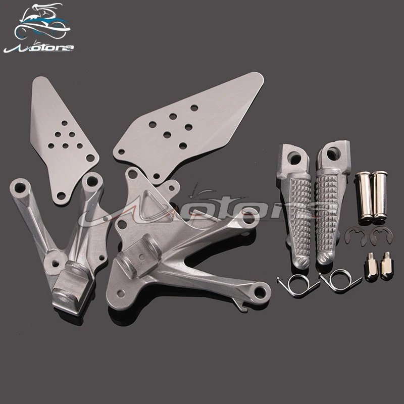 Спереди подножки для ног педали кронштейн для KAWASAKI ZX10R 2006 2007 2008 2009 2010 06 07 08 09 10 2006-2010 мотоцикл
