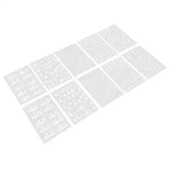 

Nail Transfer Sticker 10 Sheets Halloween Theme Nail Art Decals Sticker Nail DIY Sticker Manicure Decoration Tools
