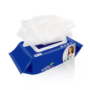 

Wet Wipe Tissue Clean Hand Travel Size Health Disinfection Wipes, 80 Wipes/Pack